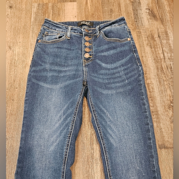 Judy Blue Women Size 5/27 Button Fly Mid Rise Skinny Fit Jeans JB8855DK-R - Picture 3 of 10